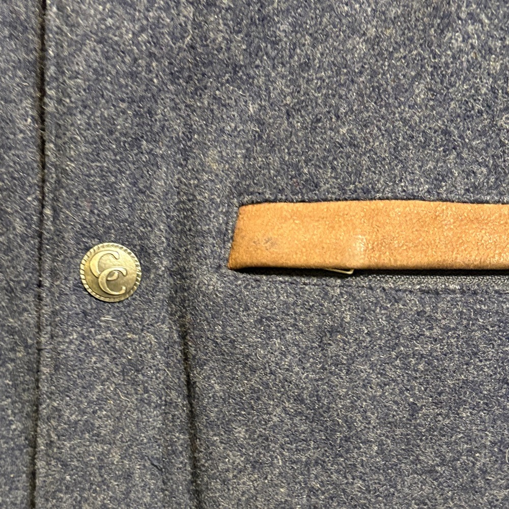 Cripple Creek Melton Men's Dark Blue Wool Vest with Concealed Carry Pocket - Picture 3 of 11